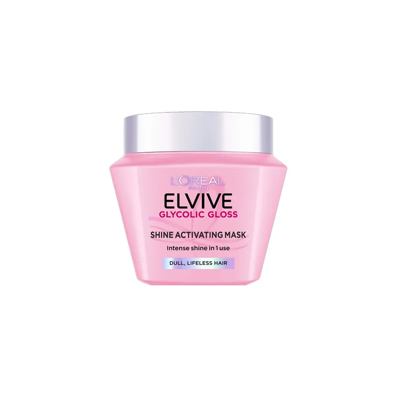 LOREAL ELVIVE Glycolic Gloss Μάσκα Λάμψης 300ml NEW