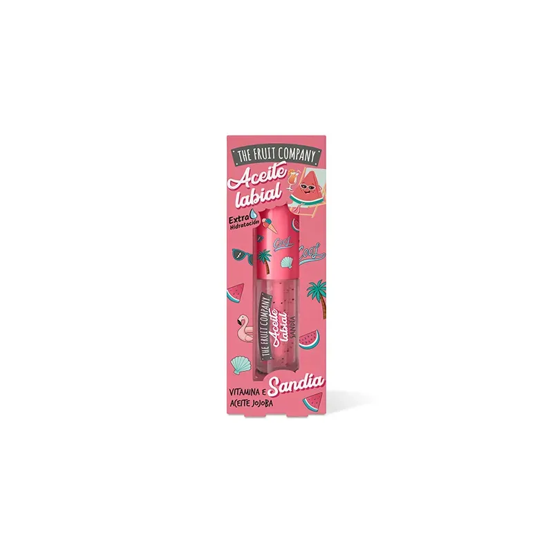 8436559718134THE FRUIT COMPANY Hydrating Lip Oil Watermelon (18622-4)_beautyfree.gr