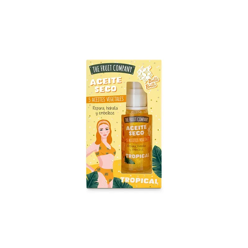 8436559718776THE FRUIT COMPANY Dry Oil with Glitter -Tropical 40ml (18837-1)_beautyfree.gr