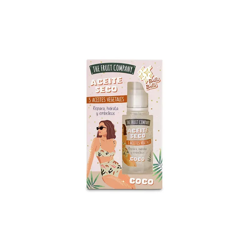 8436559718769THE FRUIT COMPANY Dry Oil with Glitter -Coconut 40ml (18837-2)_beautyfree.gr