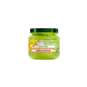 3600542542609GARNIER FRUCTIS Sleek & Shine Keratin Hair Bomb Μάσκα Μαλλιών 320ml_beautyfree.gr