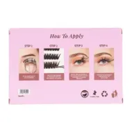 EMMANOUELA COSMETICS Press-on Lashes - "Beautiful"