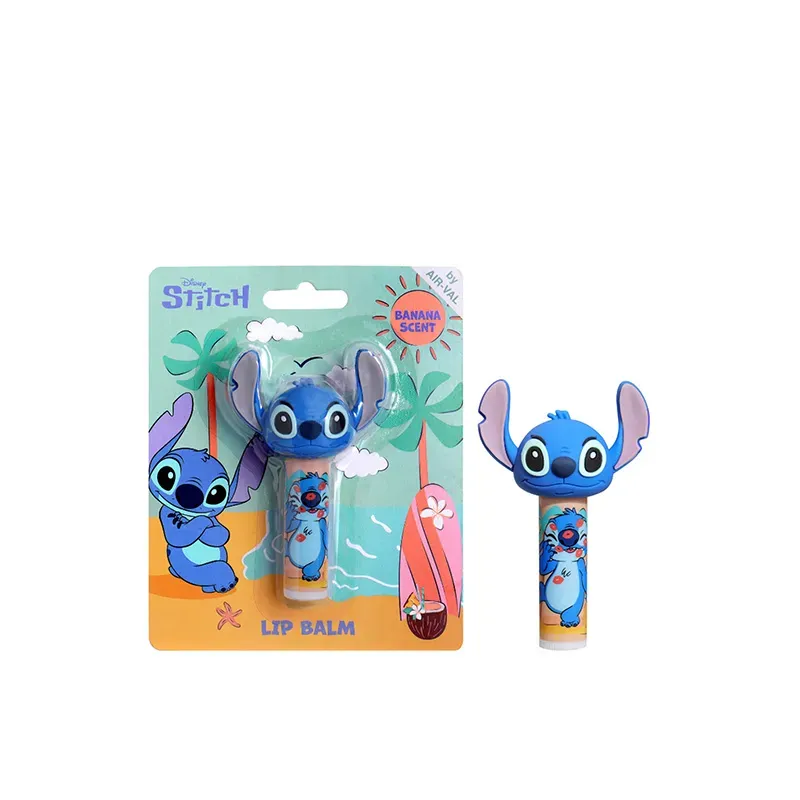 8411114097855AIRVAL STITCH Lip Balm 3D Cap Banana 4,5Gr_beautyfree.gr