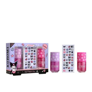8411114098098AIRVAL Kuromi Nail Polish Duo 7ml & Stickers_beautyfree.gr
