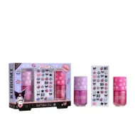 8411114098098AIRVAL Kuromi Nail Polish Duo 7ml & Stickers_beautyfree.gr
