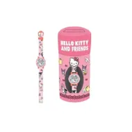 5205698799556HELLO KITTY & FRIENDS Ρολοι Σε Μεταλλικο Κουτι_beautyfree.gr