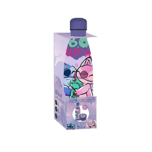 5205698823091STITCH & ANGEL Σετ Φαγητοδοxειο Pp 130ml & Παγουρι Ανοξειδωτο 500ml _beautyfree.gr