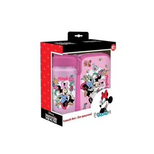 5205698822759MINNIE Σετ Φαγητοδοxειο Pp 800ml & Παγουρι Αλουμινιου 500ml _beautyfree.gr