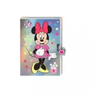 MINNIE Ημερολογιο Με Κλειδαρια, Μαγικο Στυλο Και Αυτοκολλητα