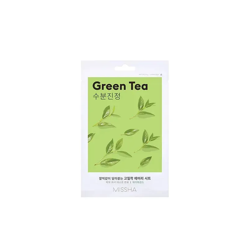 8809747963690MISSHA Airy Fit Sheet Mask - Green Tea 19Gr_beautyfree.gr