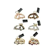 5207440010230BEAUTY SALON Κλάμερ Μεταλλικό Πεταλούδα _beautyfree.gr