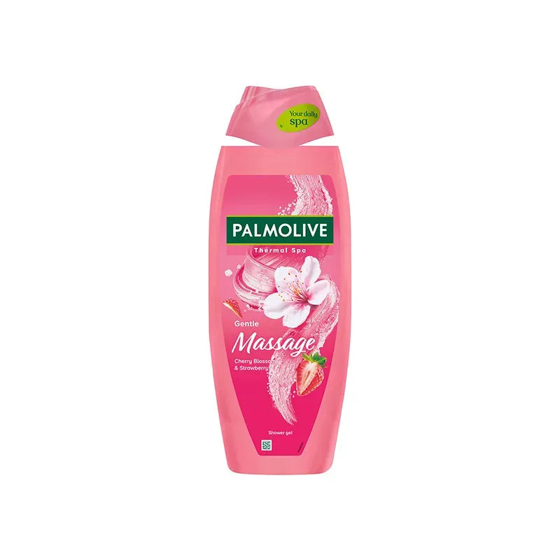 8718951770577PALMOLIVE Αφρόλουτρο Gentle Massage Cherry Blossom-Strawberry 650ml_beautyfree.gr