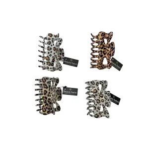 5207440010391BEAUTY SALON Κλάμερ Μαλλιών Animal Print M _beautyfree.gr
