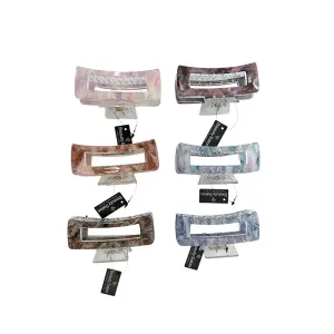 5207440010469BEAUTY SALON Κλάμερ Μαλλιών Marble Διαφ. Αποχρώσεις _beautyfree.gr