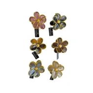 5207440011152BEAUTY SALON Κλάμερ Μαλλιών Λουλούδι Χρυσό _beautyfree.gr
