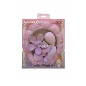 6973578918302GLOBAL STAR Make Up Kit Σετ 4τμχ_beautyfree.gr