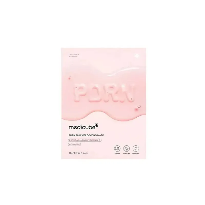 8800289461613MEDICUBE PDRN Pink Vita Coating Sheet Mask 22g_beautyfree.gr