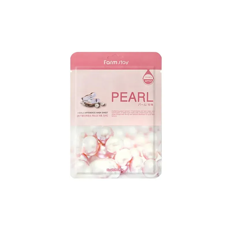 8800260032078FARMSTAY Visible Difference Mask Sheet Pearl 23ml_beautyfree.gr