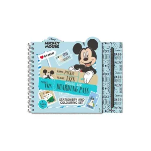 5205698838033HELLO GREECE MICKEY Μπλοκ Χρωματισμου Με Μαρκαδορους & Κασετινα 38Τμχ_beautyfree.gr