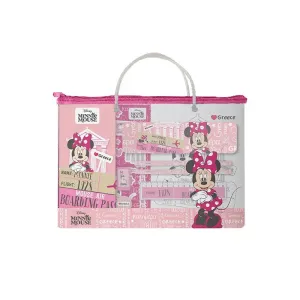 5205698838002HELLO GREECE MINNIE Σχολικο Σετ Σε Τσαντακι Pvc 17Τμχ _beautyfree.gr