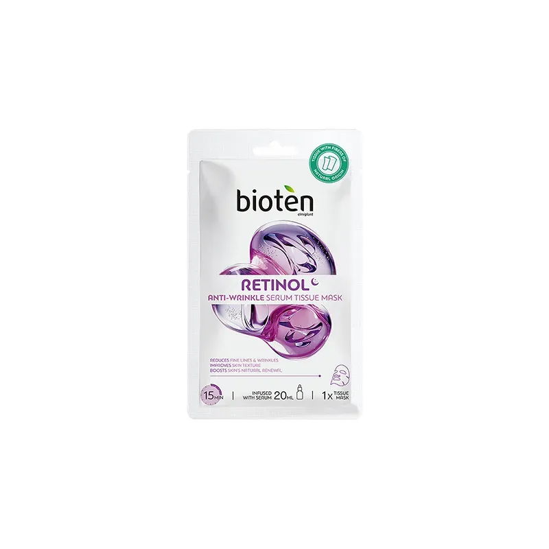 5201314208136BIOTEN Tissue Mask Retinol Anti-Wrinkle 20ml_beautyfree.gr
