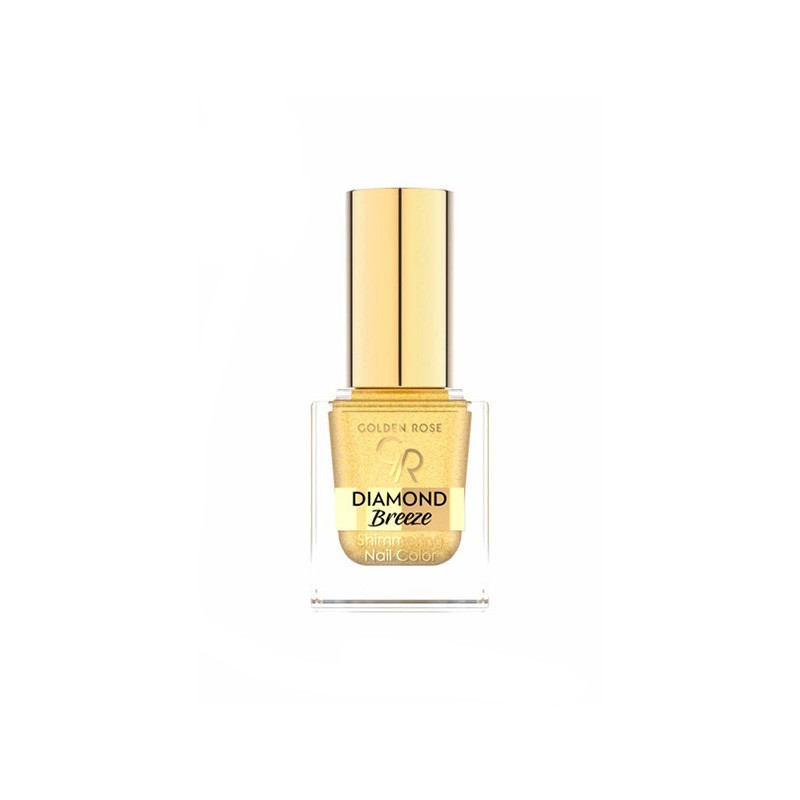 GOLDEN ROSE Diamond Breeze Shimmering Nail Color Gold 01